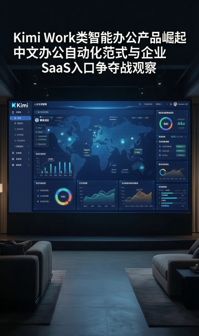 Kimi Work类智能办公产品崛起中文办公自动化范式与企业SaaS入口争夺战观察