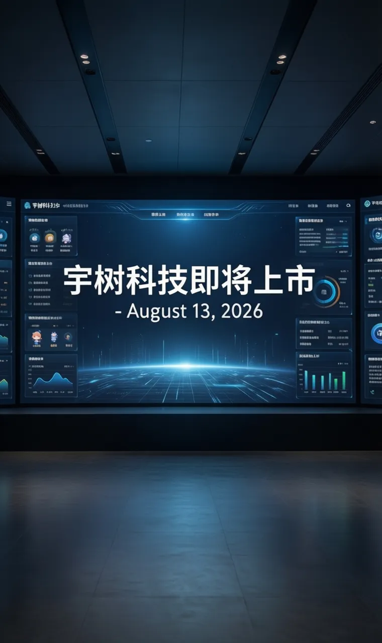 宇树科技即将上市 - August 13, 2026