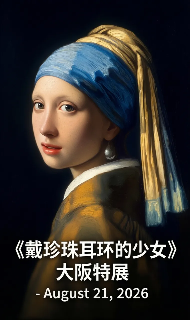 《戴珍珠耳环的少女》大阪特展 - August 21, 2026