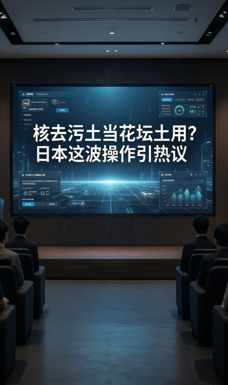 核去污土当花坛土用？日本这波操作引热议