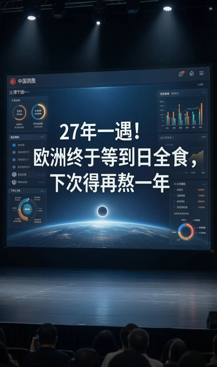 27年一遇！欧洲终于等到日全食，下次得再熬一年