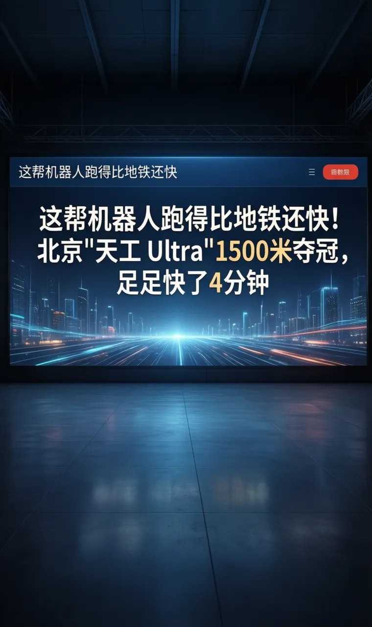 这帮机器人跑得比地铁还快！北京