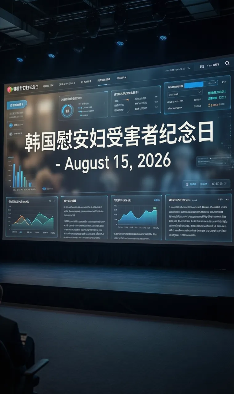 韩国慰安妇受害者纪念日 - August 15, 2026
