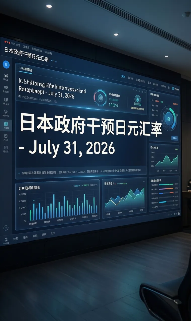 日本政府干预日元汇率 - July 31, 2026