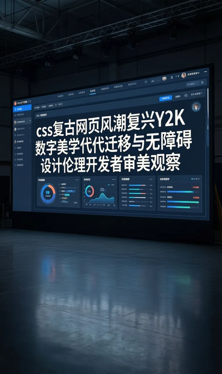 css复古网页风潮复兴Y2K数字美学代际迁移与无障碍设计伦理开发者审美观察