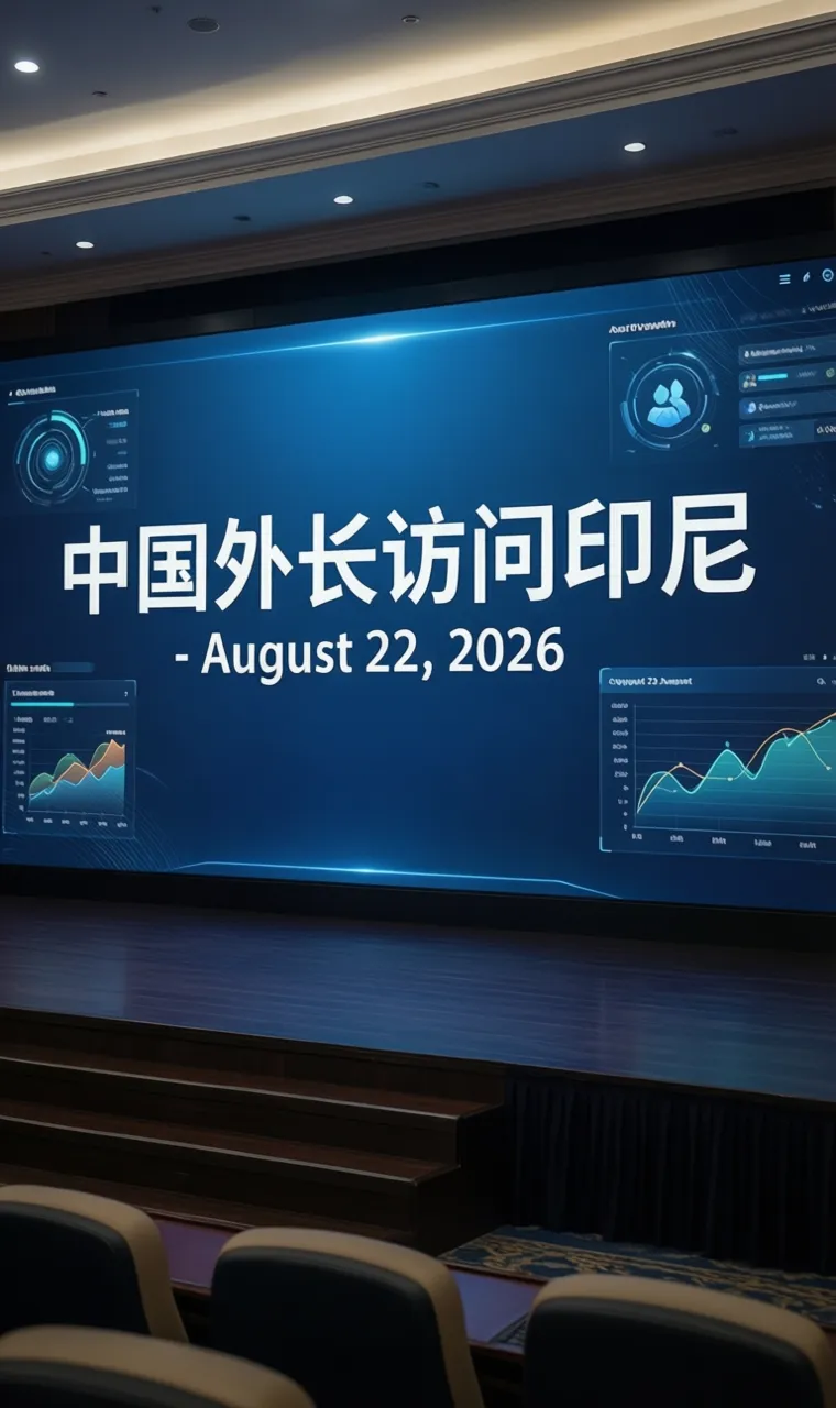 中国外长访问印尼 - August 22, 2026