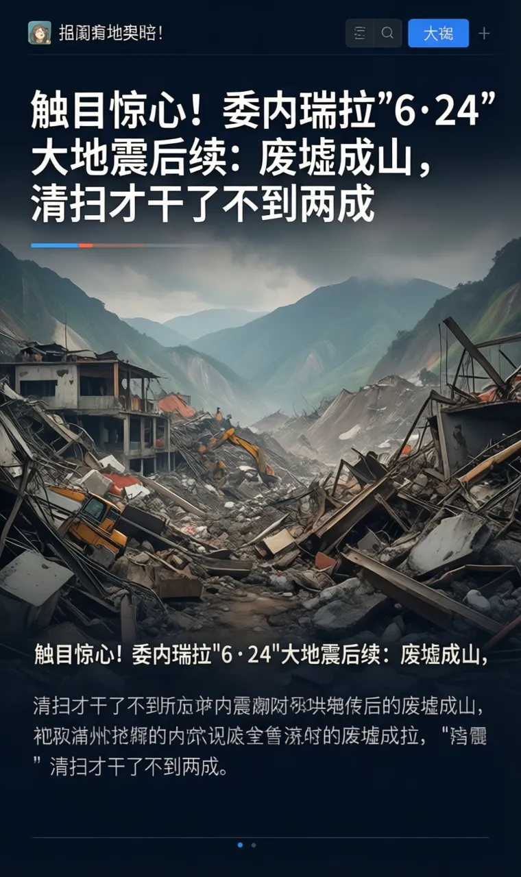 触目惊心！委内瑞拉