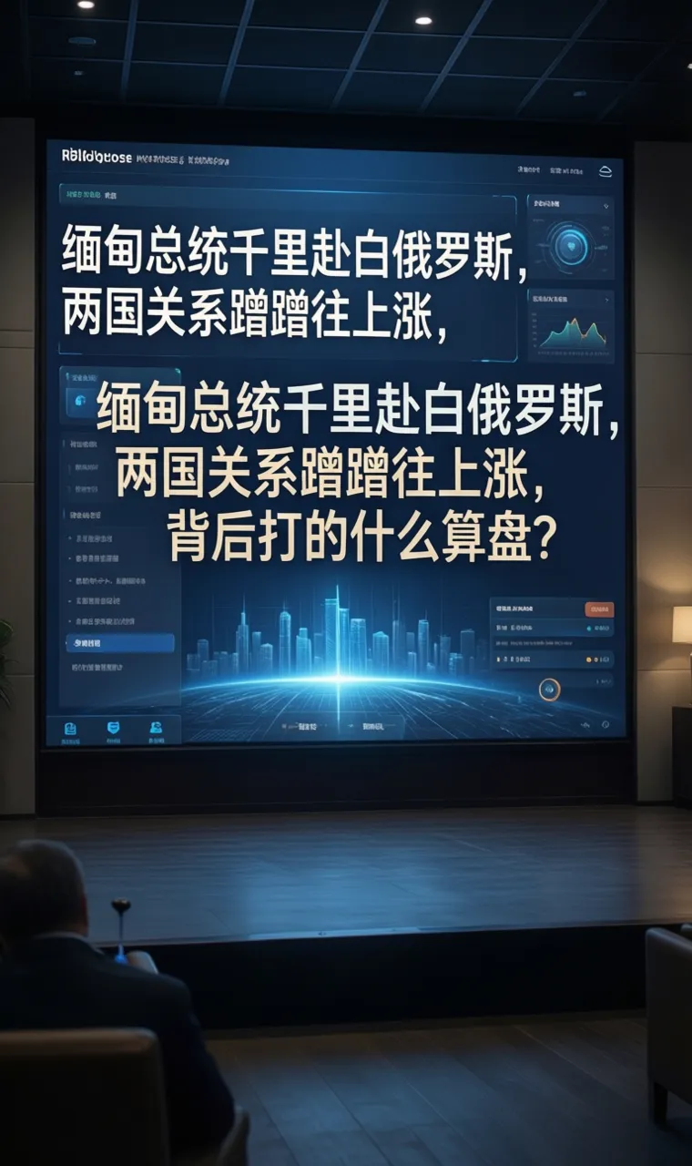 缅甸总统千里赴白俄罗斯，两国关系蹭蹭往上涨，背后打的什么算盘？