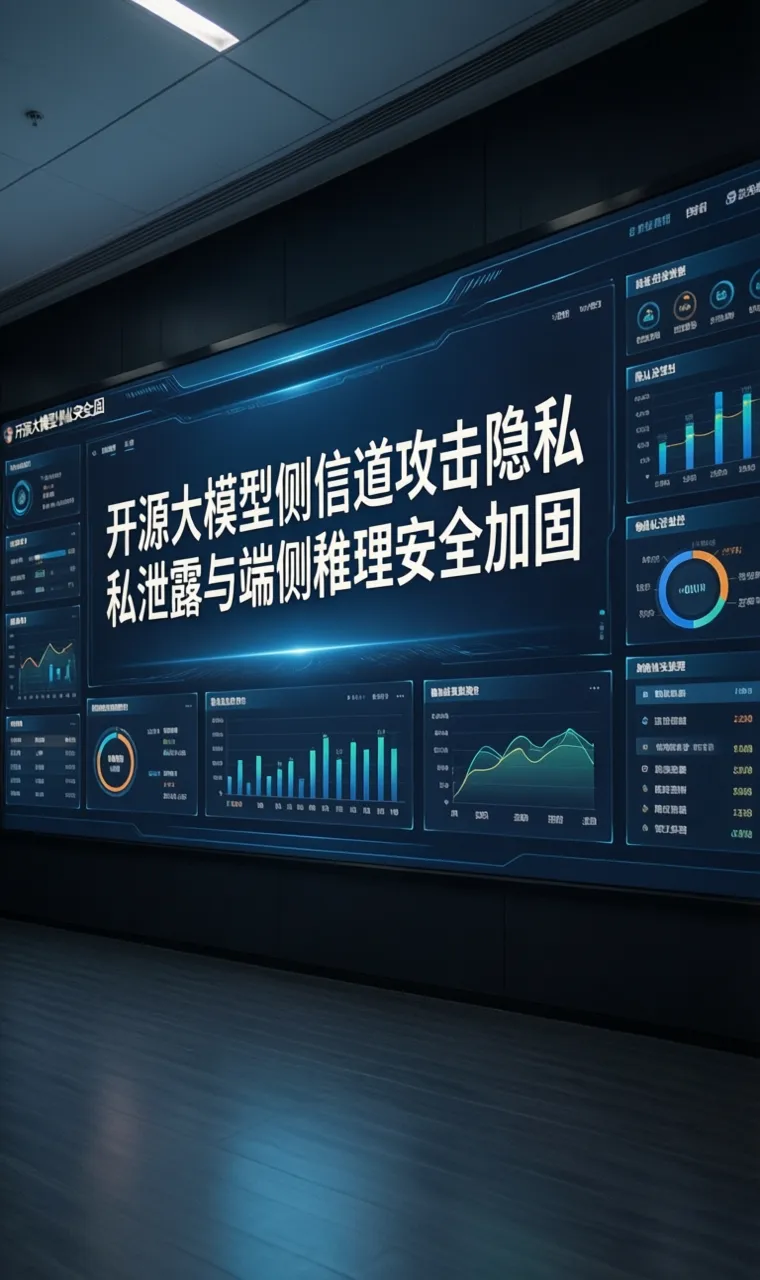 开源大模型侧信道攻击隐私泄露与端侧推理安全加固
