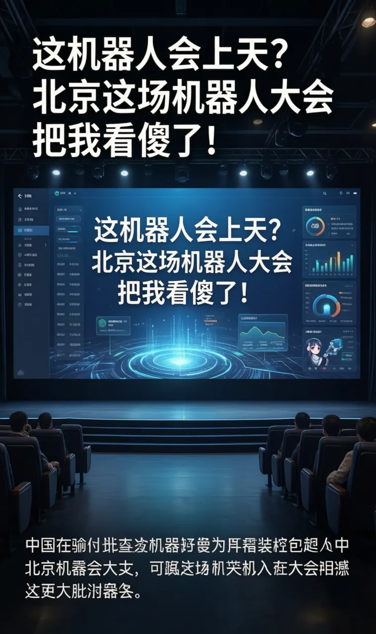 这机器人会上天？北京这场机器人大会把我看傻了！