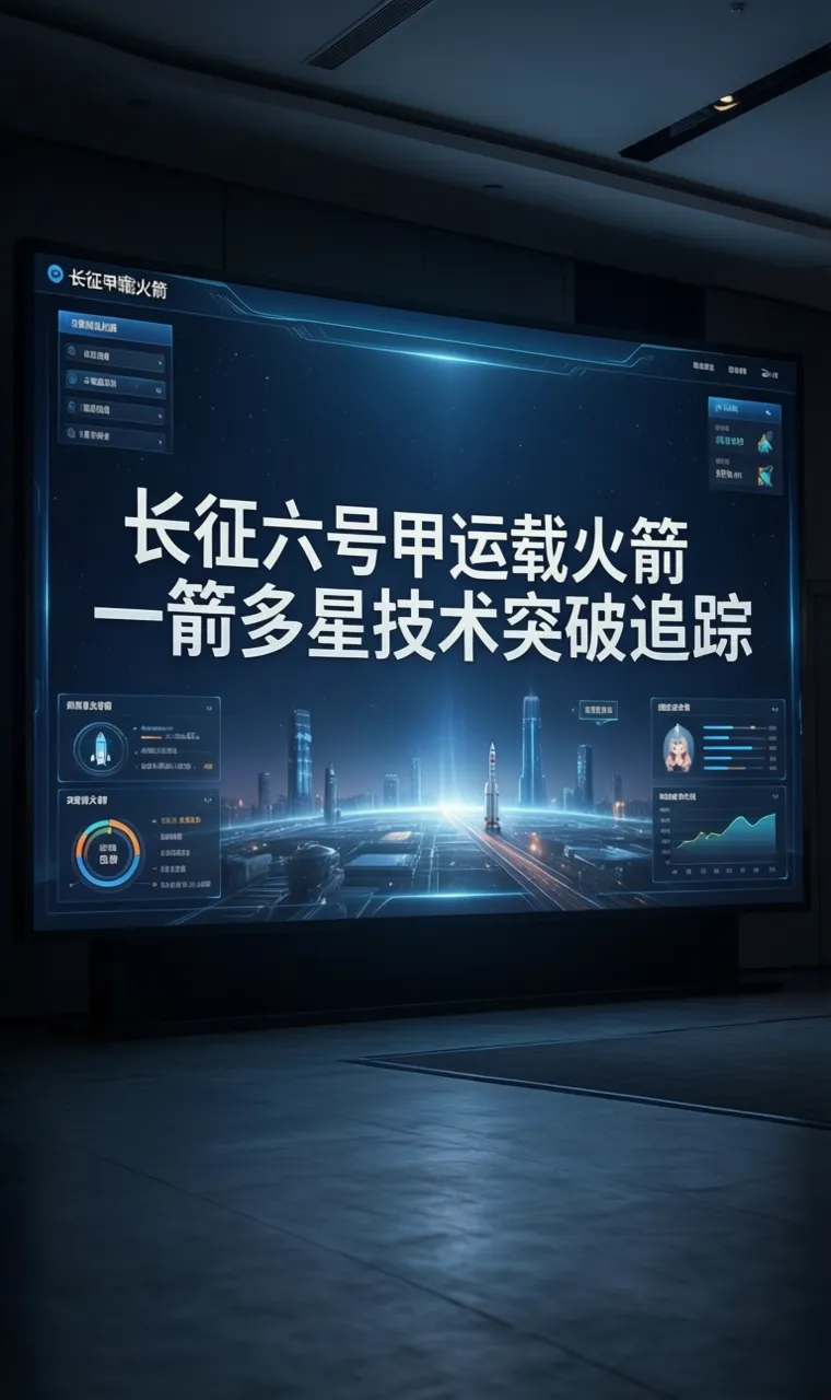 长征六号甲运载火箭一箭多星技术突破追踪