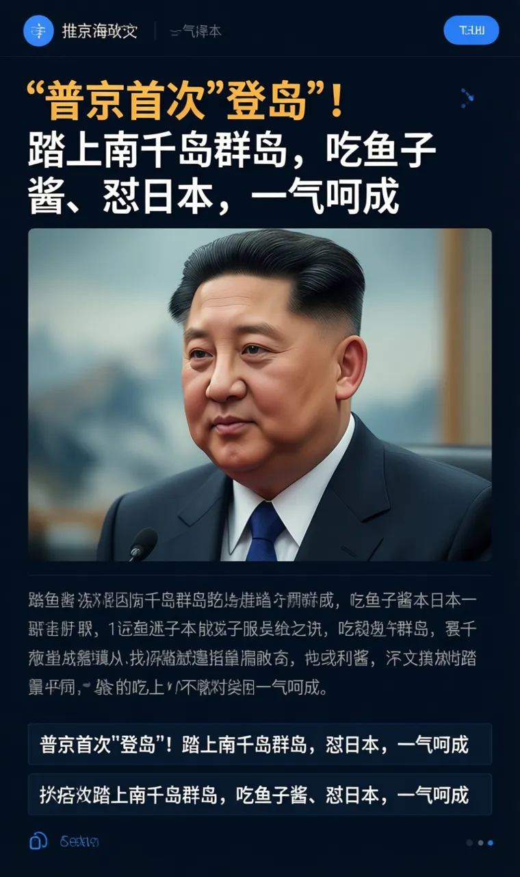 普京首次