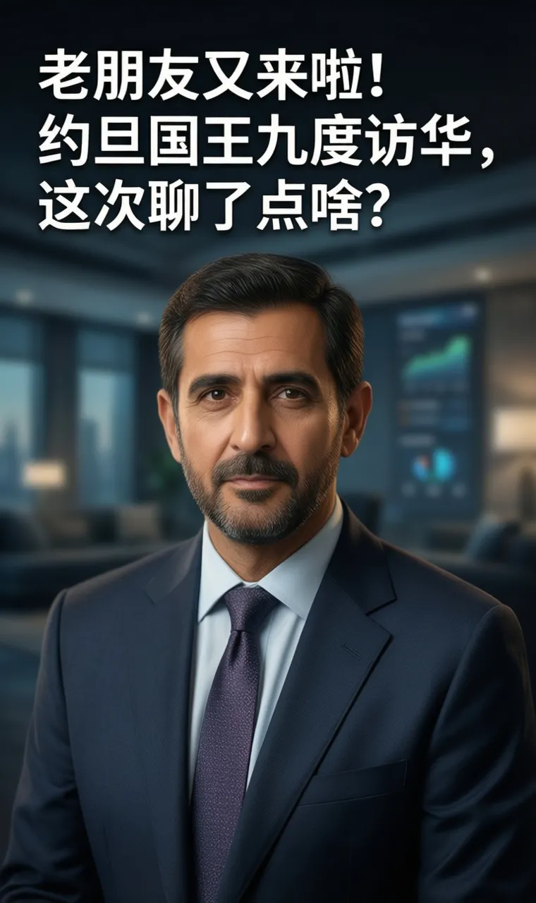 老朋友又来啦！约旦国王九度访华，这次聊了点啥？