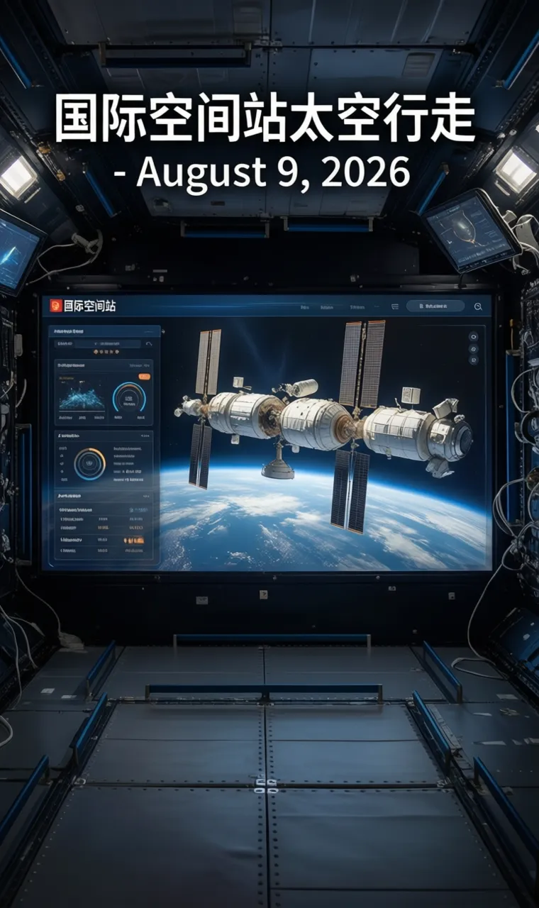 国际空间站太空行走 - August 9, 2026
