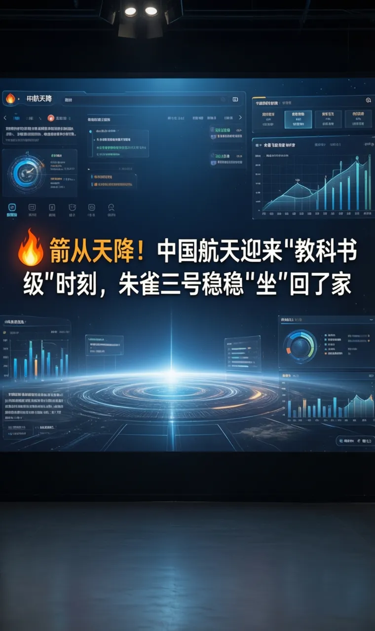 🔥 箭从天降！中国航天迎来