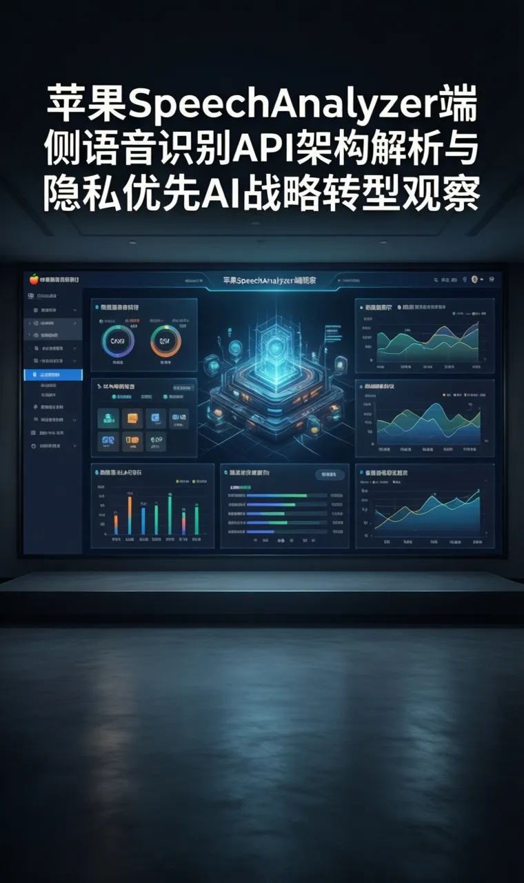 苹果SpeechAnalyzer端侧语音识别API架构解析与隐私优先AI战略转型观察