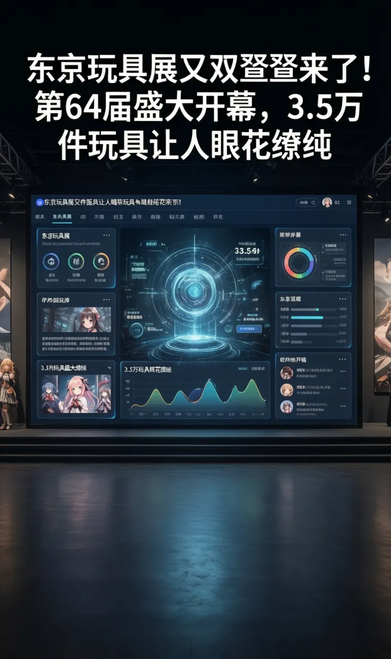 东京玩具展又双叒叕来了！第64届盛大开幕，3.5万件玩具让人眼花缭乱